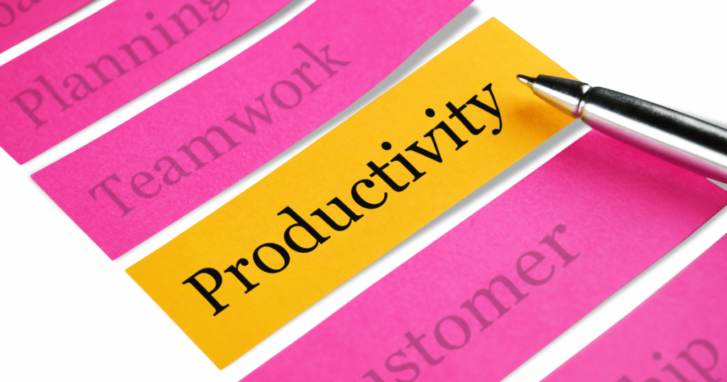 How to be productive 