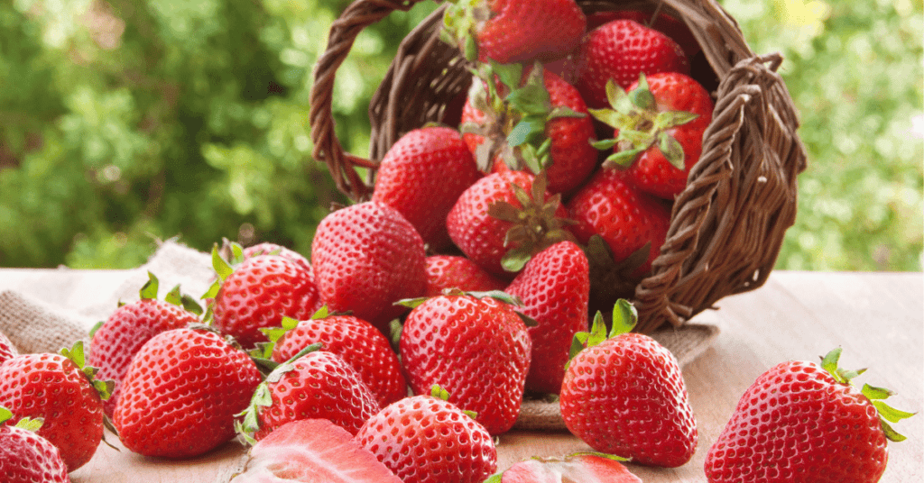 Strawberries for collagen